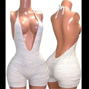 Sexy knit romper size small